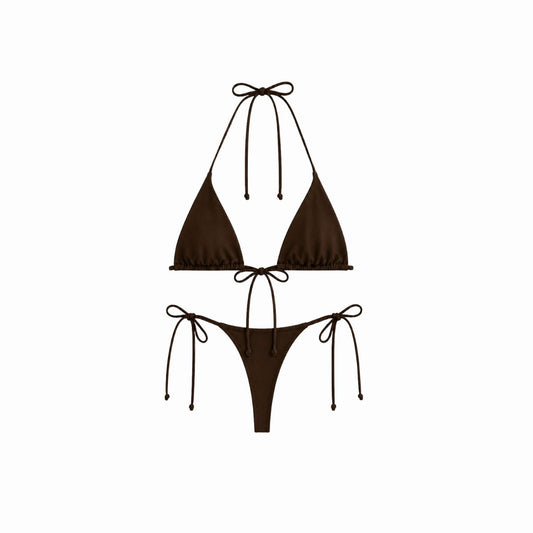 Ensemble Triangle & Tanga – Dark Cocoa